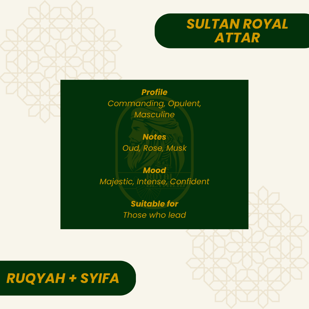 Sultan Royal Attar |Premium & Pure with Ruqyah & Shifa