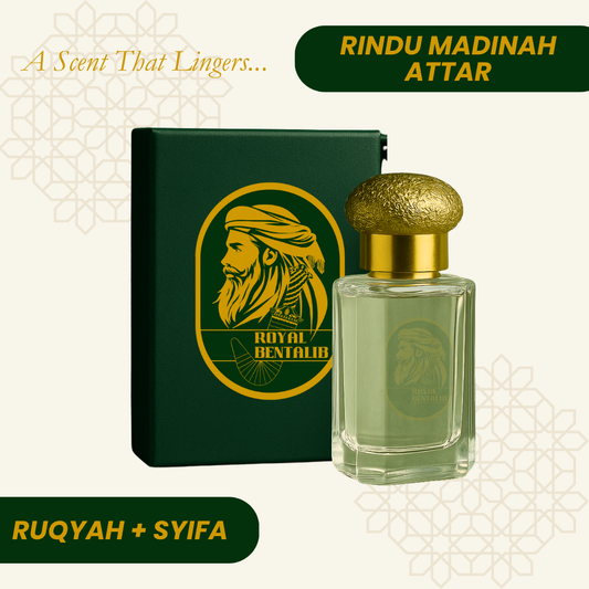 Rindu Madinah Attar | Premium & Pure with Ruqyah & Shifa