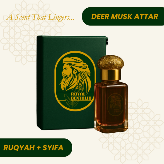 Deer Musk Attar | Kasturi Kijang |Premium & Pure with Ruqyah & Shifa