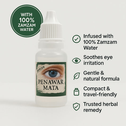 All Natural Zamzam Eye Wash | Penawar Mata