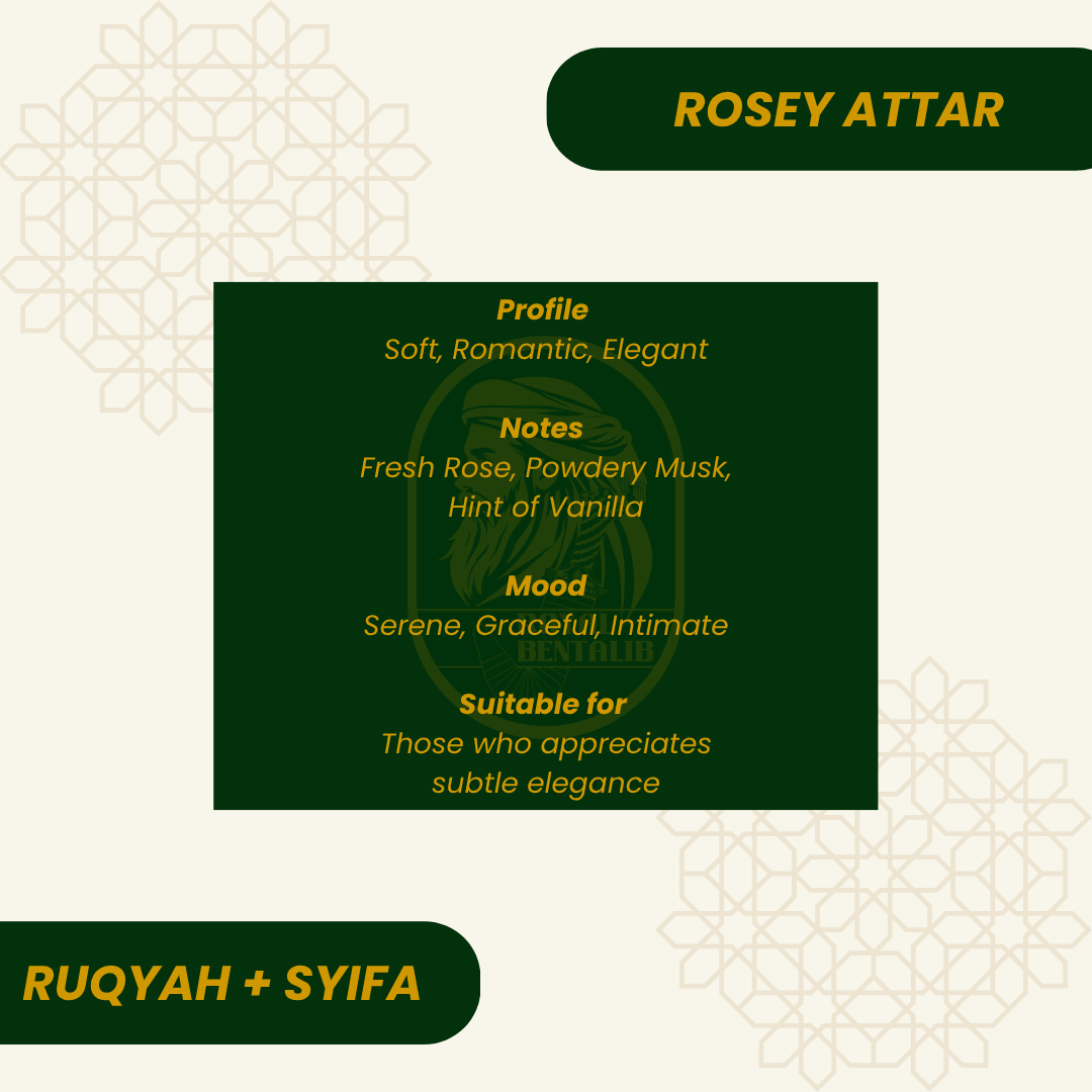 Rosey Attar | Premium & Pure with Ruqyah & Shifa